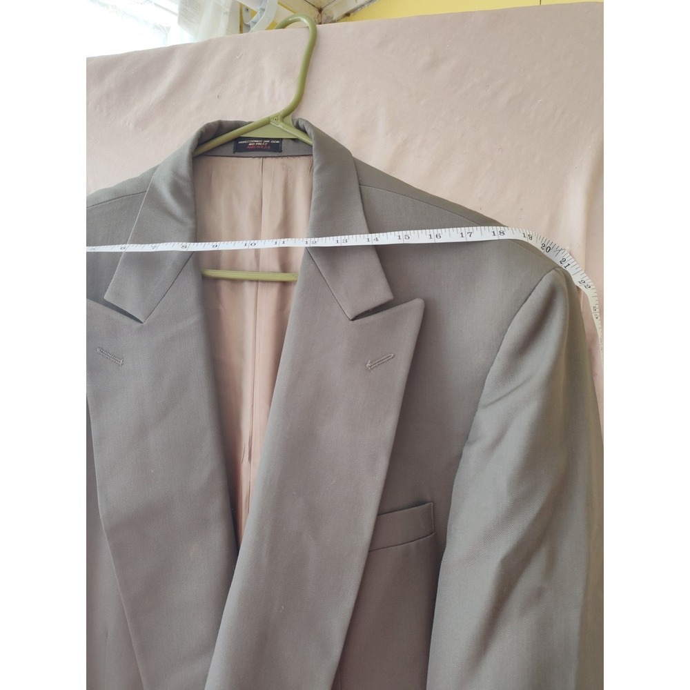 Robert Arnold Suit Jacket Olive Green - Picture 9 of 13